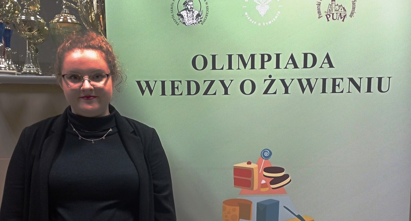 Julia Dołęga z Zespołu Szkół nr 3 w Łukowie z sukcesami na Olimpiadzie Żywieniowej 