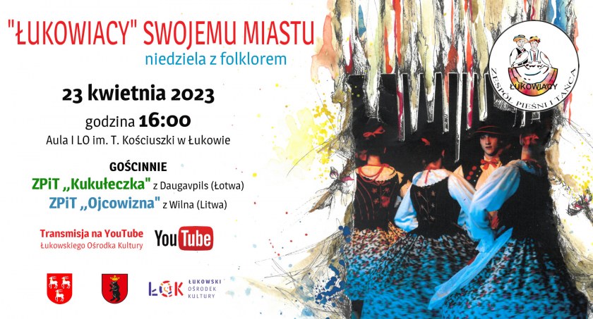 Koncert „Łukowiacy swojemu miastu. Niedziela z folklorem” 2023