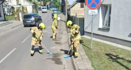 Zagrożenie na ul. Targowej w Adamowie! Służby w akcj&hellip;
