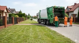 Stara szafa, zakurzony koc i sofa bez nogi. Łuków za&hellip;