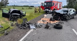 KARAMBOL NA KRAJÓWCE! Trzy roztrzaskane auta, ranni &hellip;