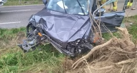 Groźnie w Starej Wróblinie. Volvo dachowało i wypadł&hellip;