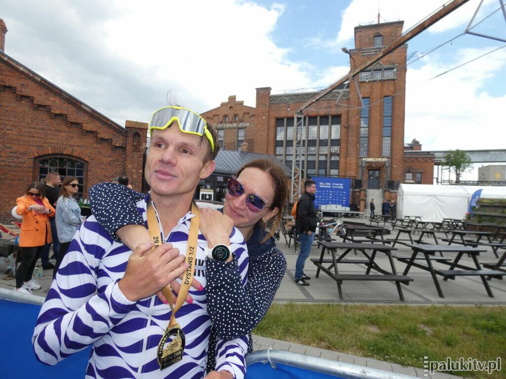 Zimno na starcie, gorąco na finiszu. Żnin ponownie gości triathlonistów (wideo + zdjęcia)