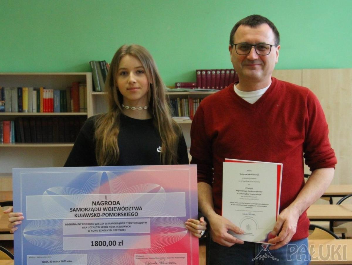 Uczennica z Szubina wygrała XX Konkurs Wiedzy o Samorządzie Terytorialnym dla szkół podstawowych