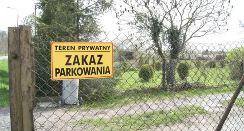 Były działki, dziś - zakaz wstępu