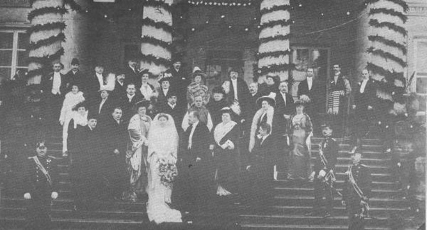 Ślub Marii Skórzewskiej z Adolfem Bnińskim