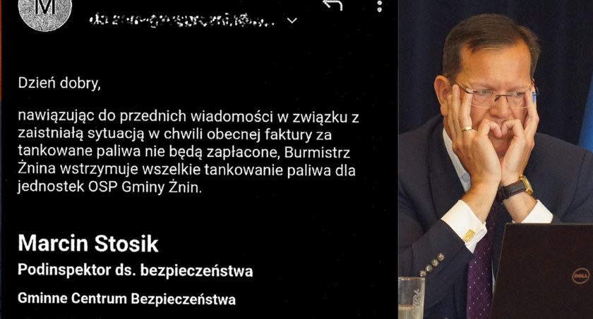 Ograniczenie tankowanie dla ochotniczej straży pożarnej w Żninie 