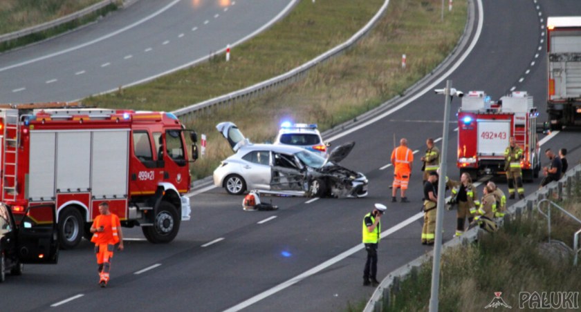 Zasnęła podczas wyprzedzania na S5. Objazdy do Bydgoszczy