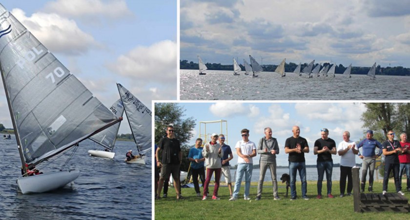 Regaty w klasach Finn i OK-Dinghy w Żninie. Mistrzowie Polski nie zawiedli