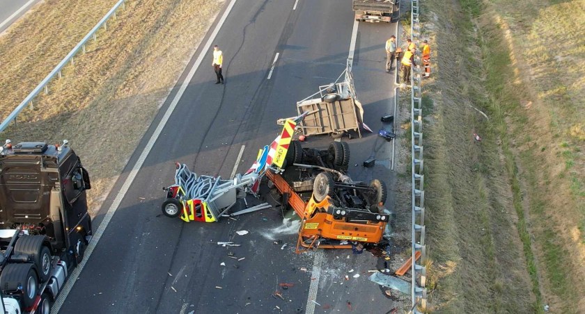Wypadek na S5 w Wąsoszu. Droga w stronę Bydgoszczy była zablokowana