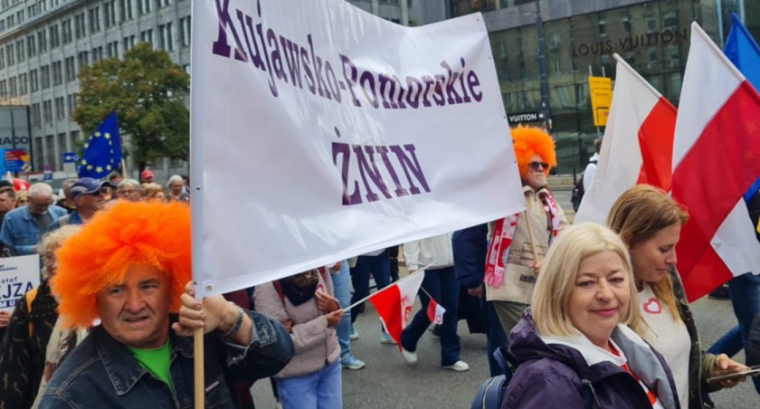 Żniniacy na Marszu Miliona Serc w Warszawie 