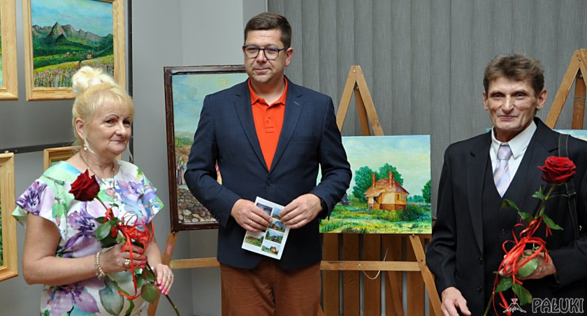 Wernisaż prac Krystyny i Mirosława Banachów w Galerii 4 (zdjęcia)