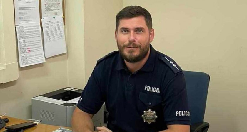 Dzielnicowy interweniował w czasie wolnym od służby