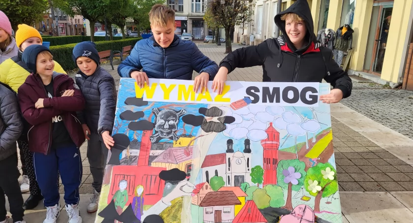 Happening na Rynku w Kcyni - czyste powietrze przede wszystkim! 