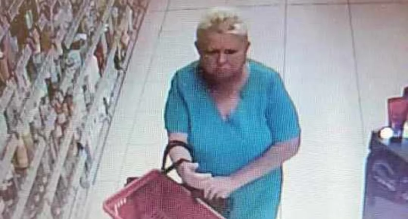 Ukradła artykuły chemiczne w jednej z szubińskich drogerii. Szuka jej policja