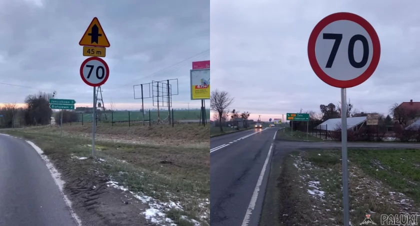 Ograniczyli...ale zwiększyli dopuszczalną prędkość w Murczynie. Będzie petycja, bo mieszkańcy się  boją pędzących aut