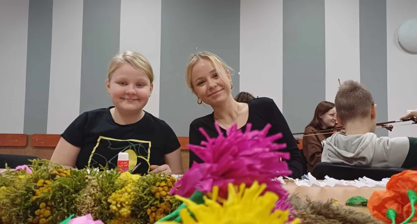 Zdobnictwo pałuckie i skrzypce, czyli drugi tydzień ferii z Centrum Kultury w Kcyni 