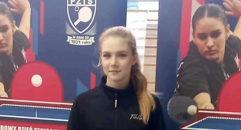 Zawodniczka Orlika Kcynia zmierzyła się w turnieju tenisa stołowego juniorek w Rzeszowie
