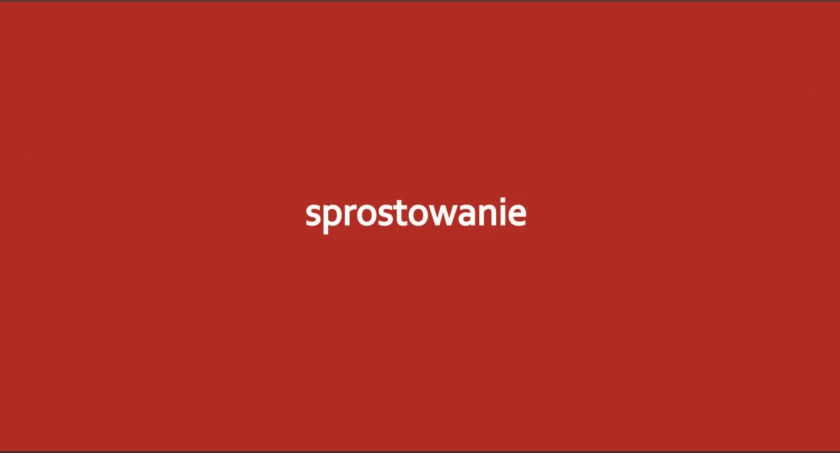 Sprostowanie: w momencie uchwalania planu działka nie była jeszcze podzielona