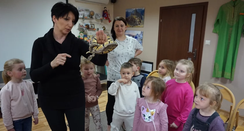 Duduś odwiedził bibliotekę. Jak węże widzą, słyszą i jedzą (zdjęcia)