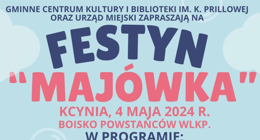 Majówka 2024 w Kcyni i okolicy. Będzie się działo! 