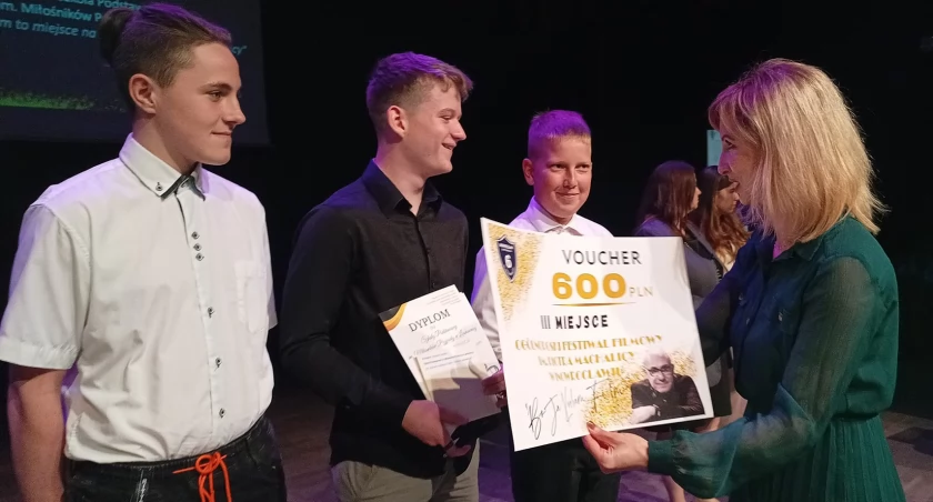 Wielki sukces uczniów z Laskownicy i Kcyni na festiwalu filmowym im. Piotra Machalicy w Inowrocławiu (zdjęcia)