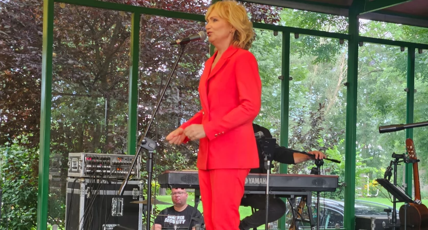 Katarzyna Żak w łabiszyńskim amfiteatrze