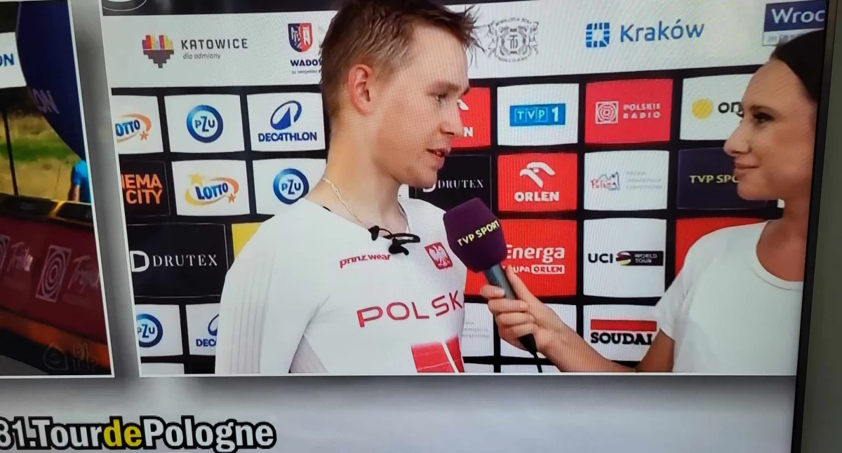 Kacper Gieryk przez ponad godzinę na fotelu lidera II etapu Tour de Pologne! 