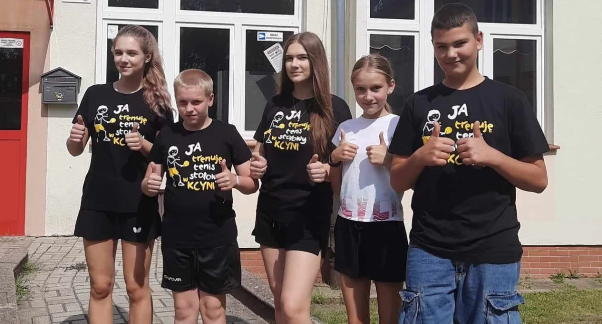 Tenisiści stołowi kcyńskiego klubu Orlik na kadrze wojewódzkiej