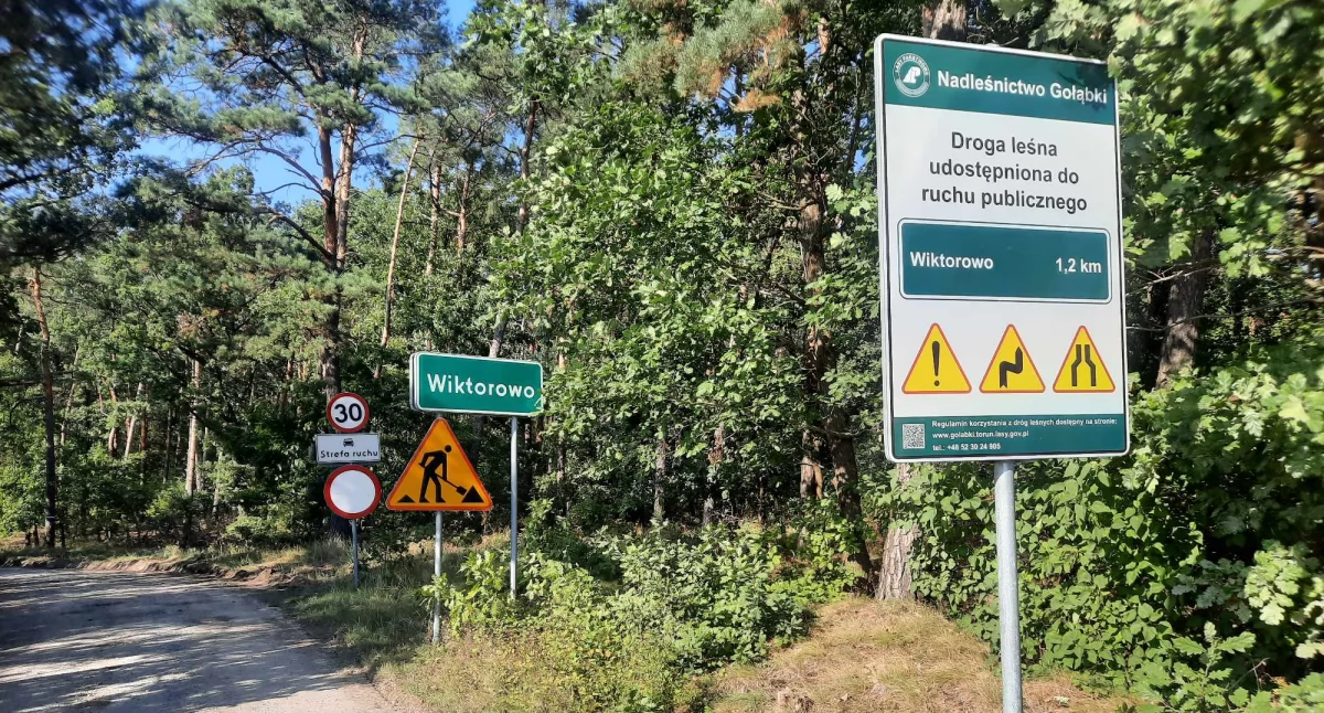 Do końca października nowy asfalt na skraju lasu