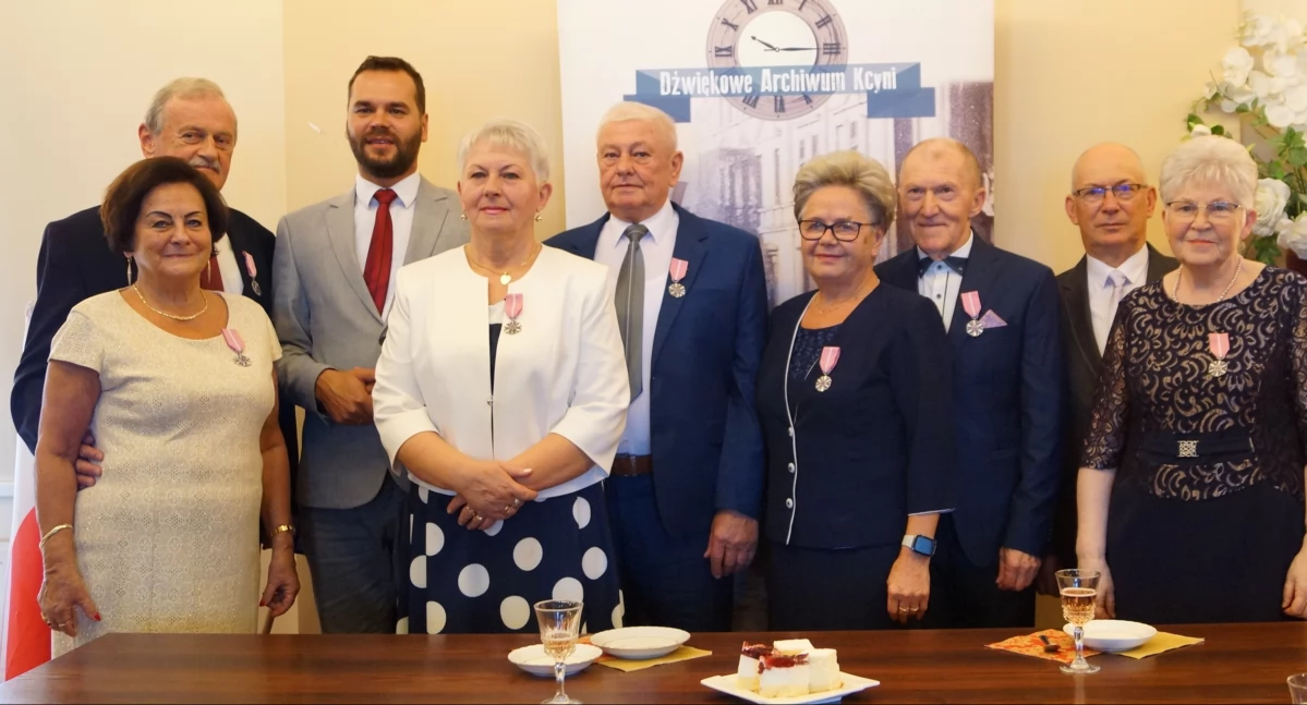 Jubileusze w kcyńskim ratuszu. Odznaczono 8 par. 