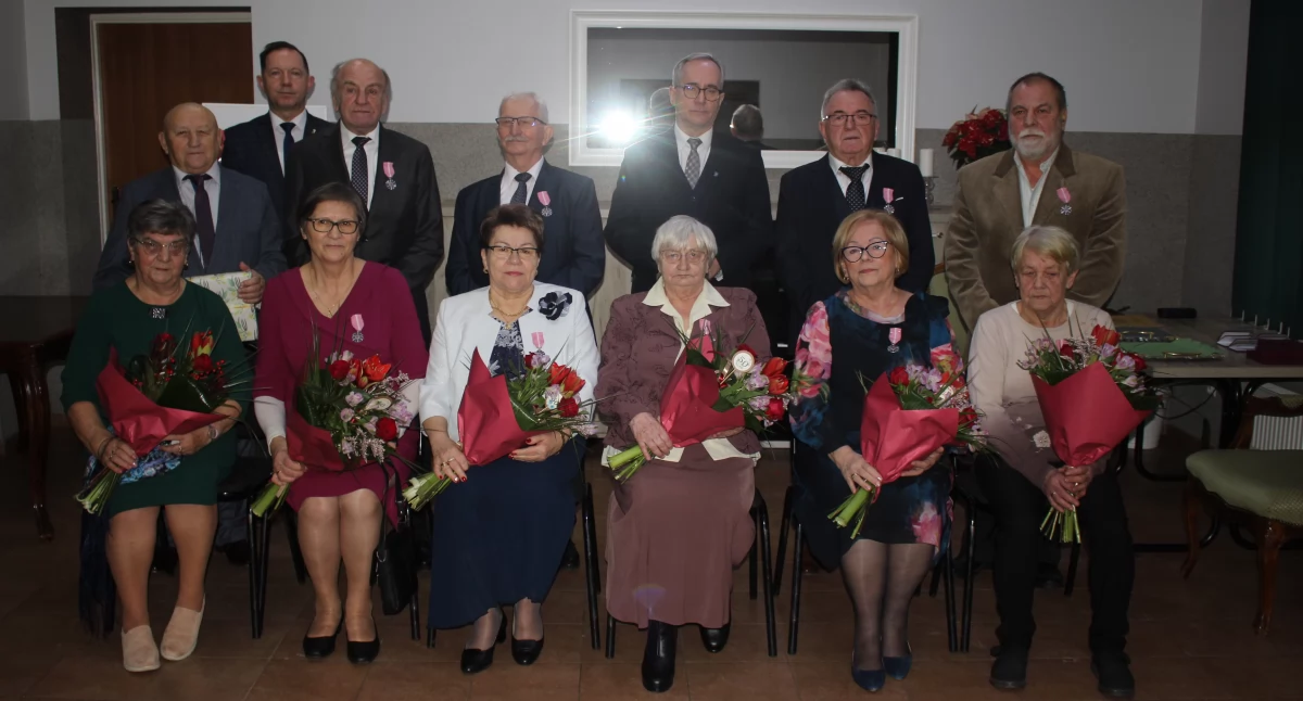 Cztery małżeńskie pary z gminy Łabiszyn odebrały medale (fotogaleria)