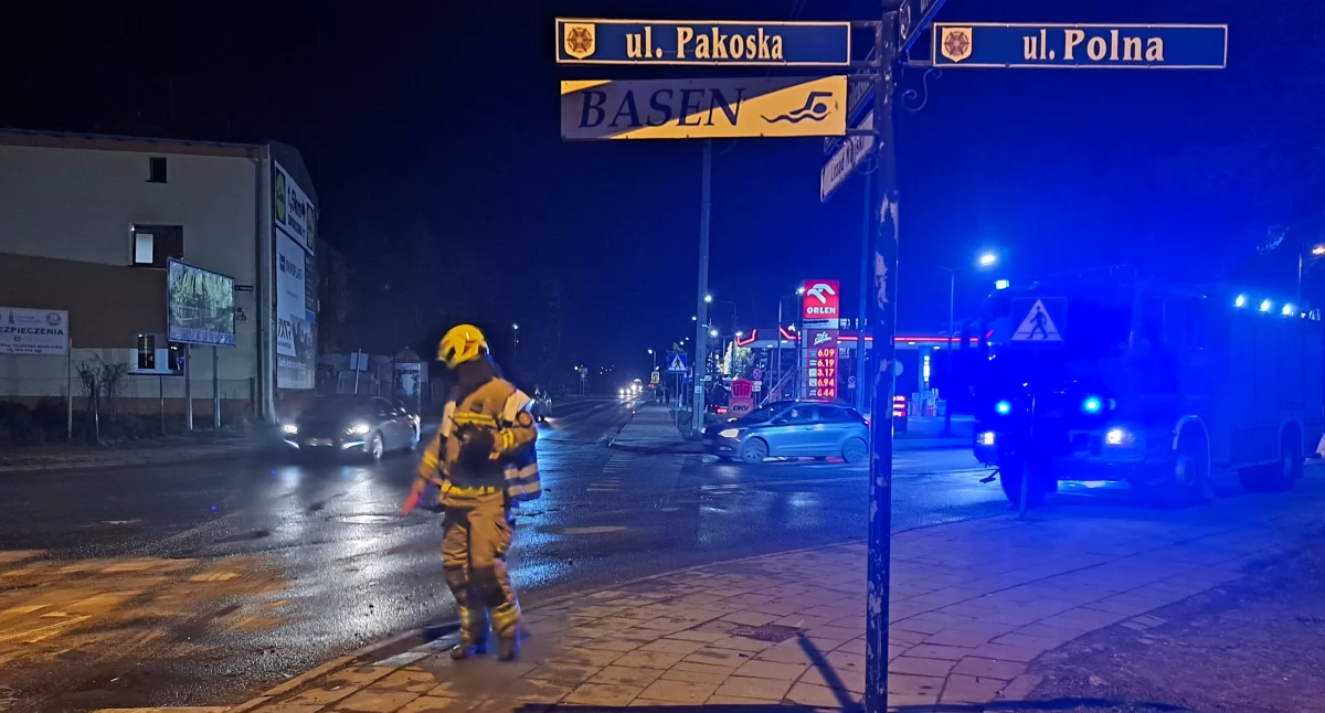 Mieszkaniec gminy Mogilno wymusił pierwszeństwo na Rydzku. Kierująca hondą i jej pasażer zabrani do szpitala