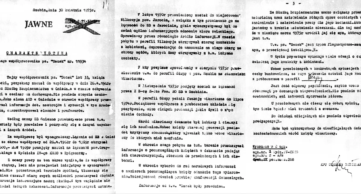Ksiądz-kobieciarz  o pseudonimie Danek