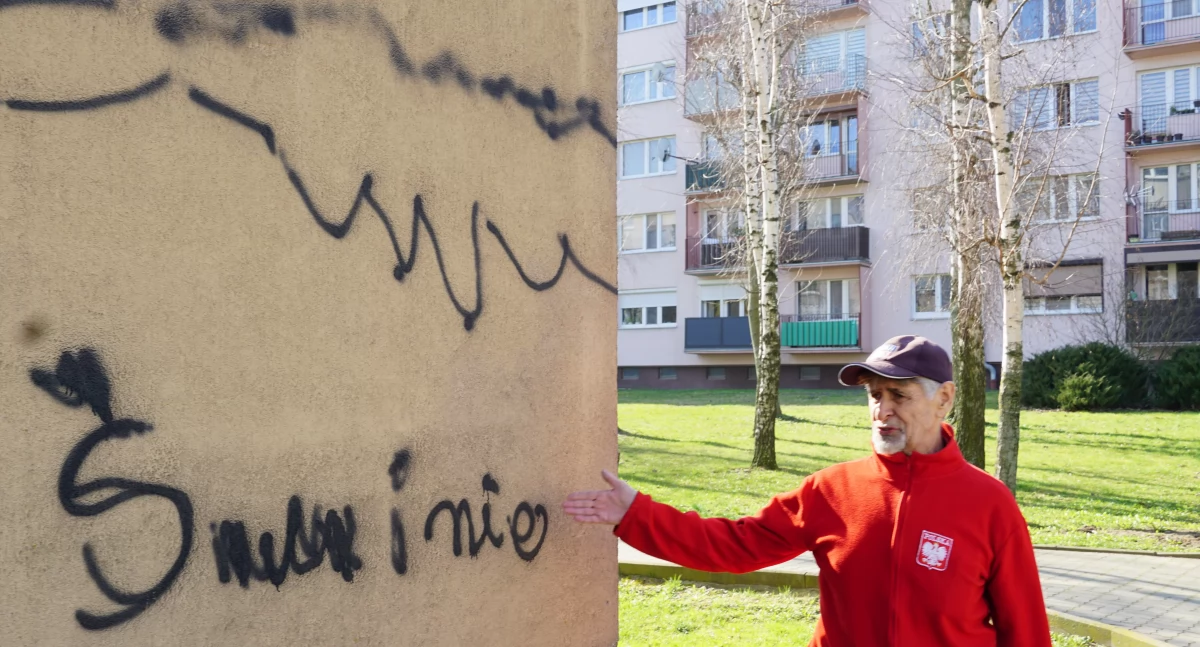 Bohomazy na Browarowej zostaną zamalowane. Wandal zapłaci w ratach