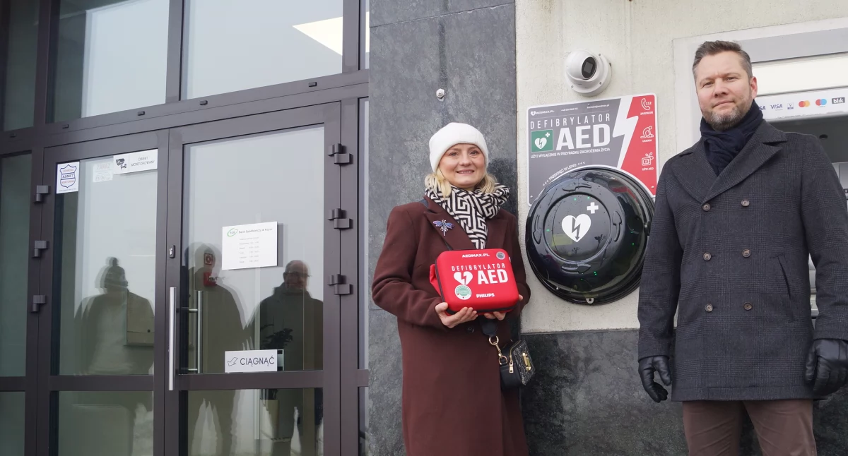 Już cztery kropki życia, czyli punkty z defibrylatorem w gminie Kcynia