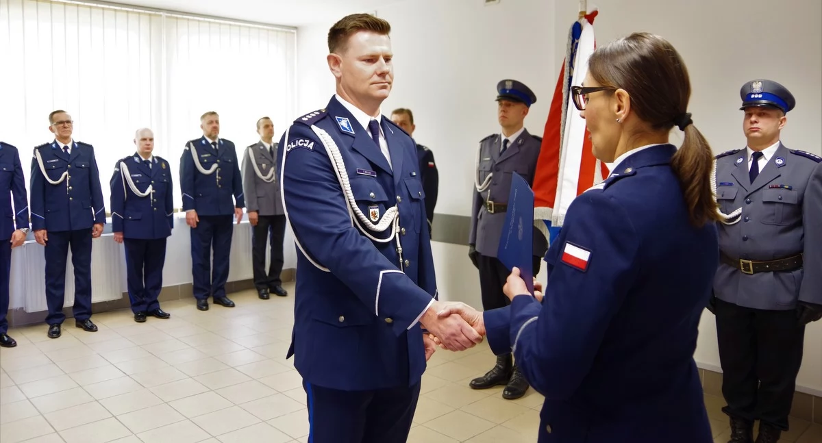 Nadkomisarz Tomasz Mellem nowym zastępcą komendanta powiatowego w Żninie