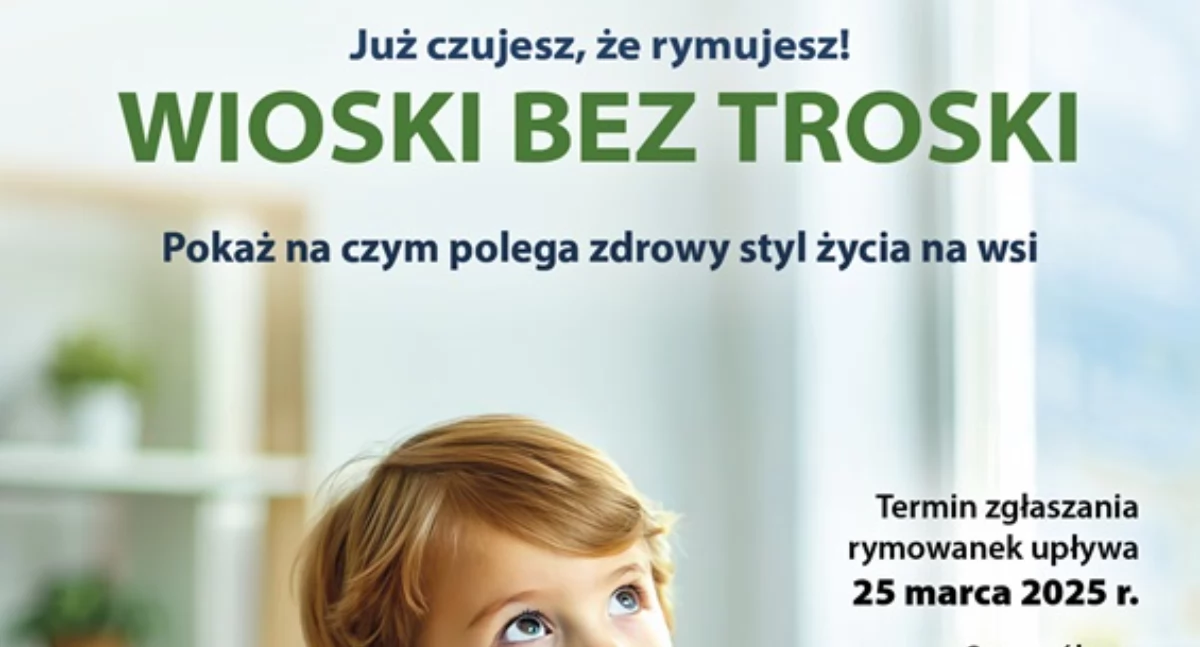 Aby praca na roli była bezpieczna. KRUS organizuje konkursy dla dzieci
