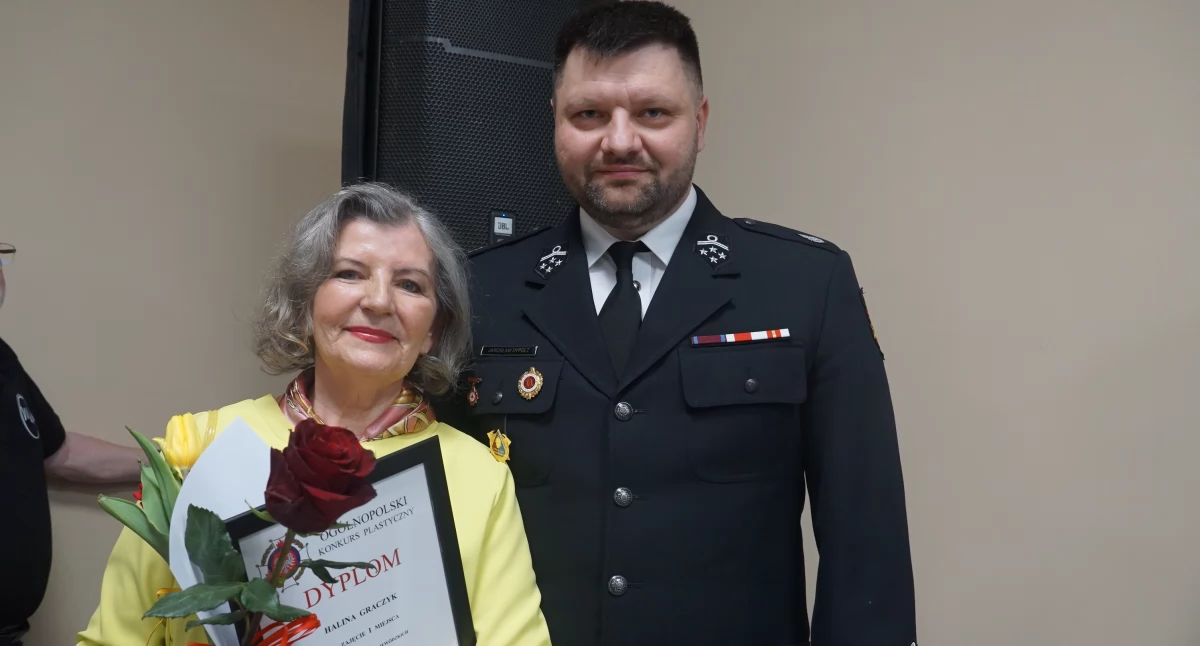 Halina Graczyk z Barcina z drugą najlepszą pracą w kraju w plastycznym konkursie