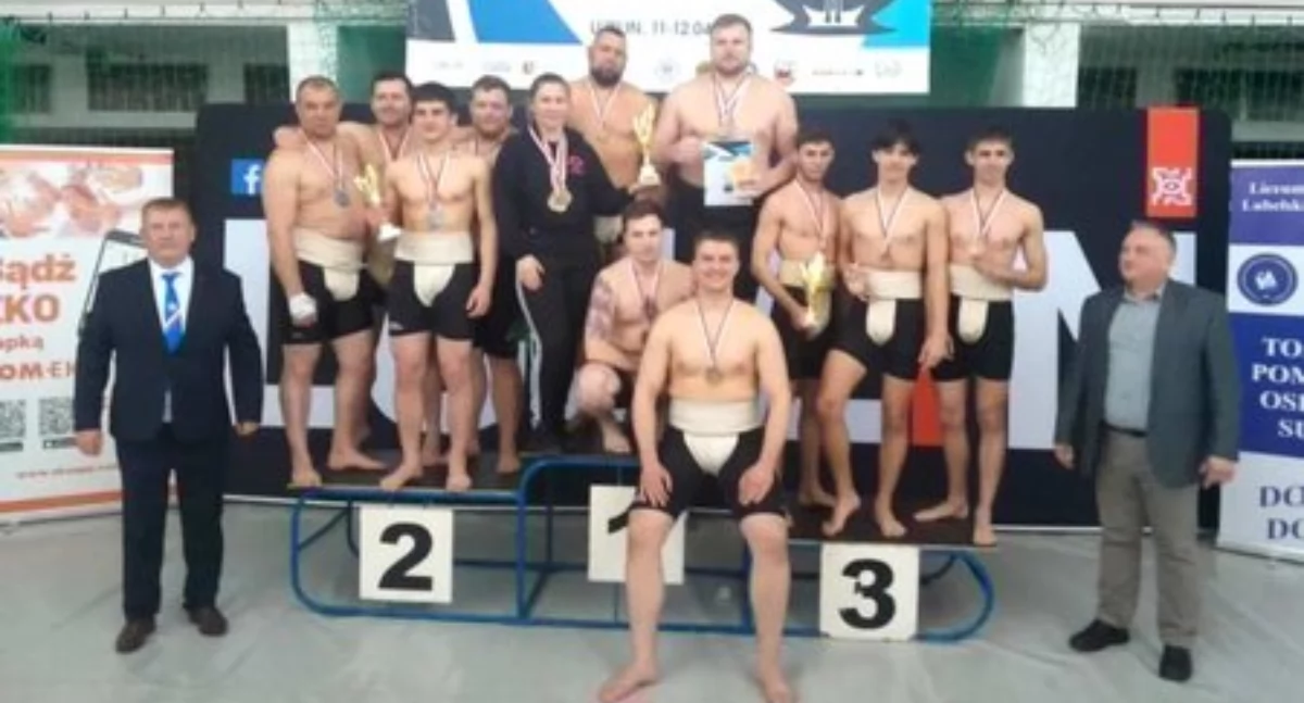 Leśniewski na podium krajowego czempionatu w sumo