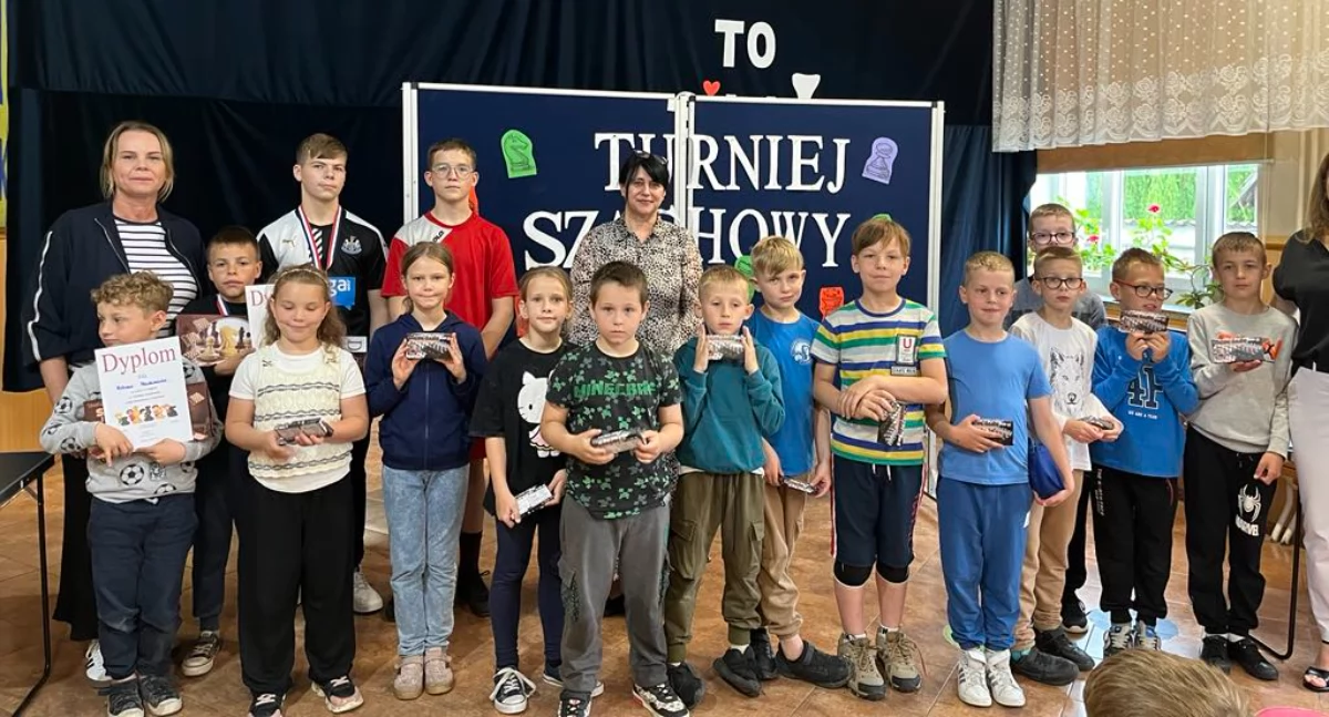 Emocjonujący turniej szachowy na finał projektu w Mycielewie
