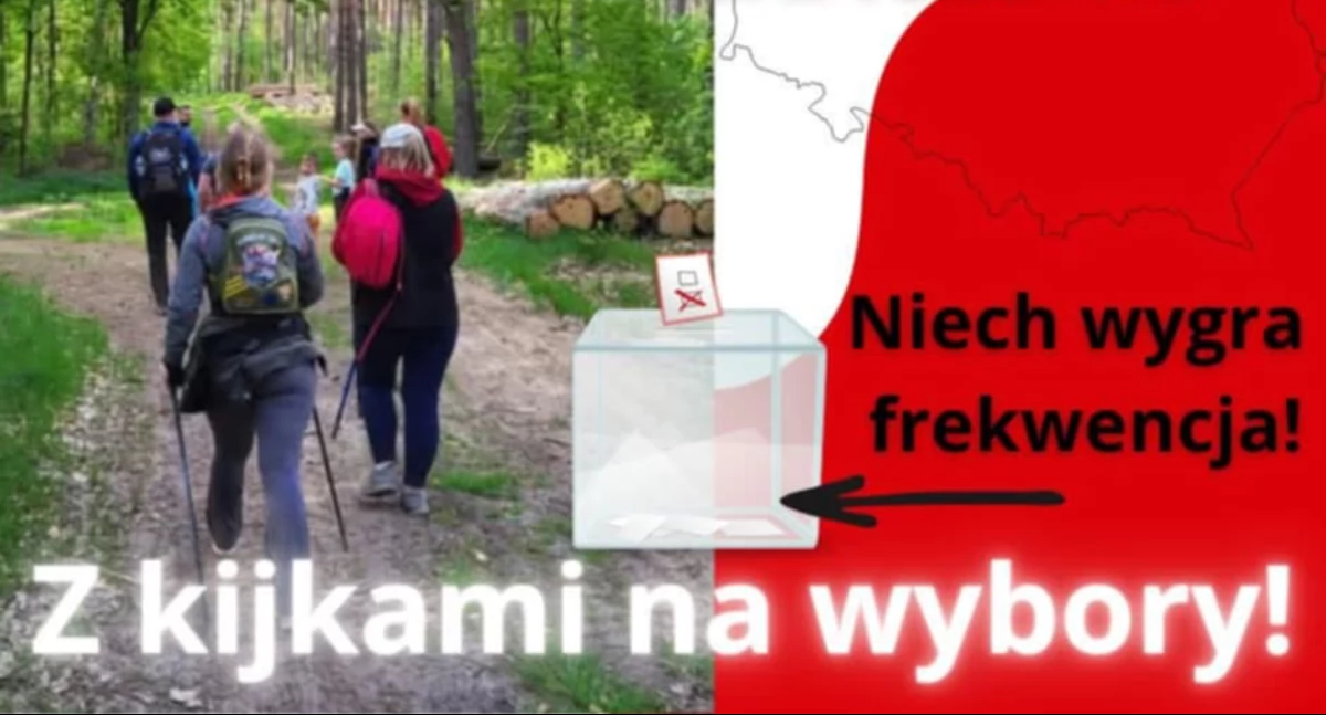 Zachęcali do wyborów prezydenckich z kijkami i wygrali 10.000 złotych
