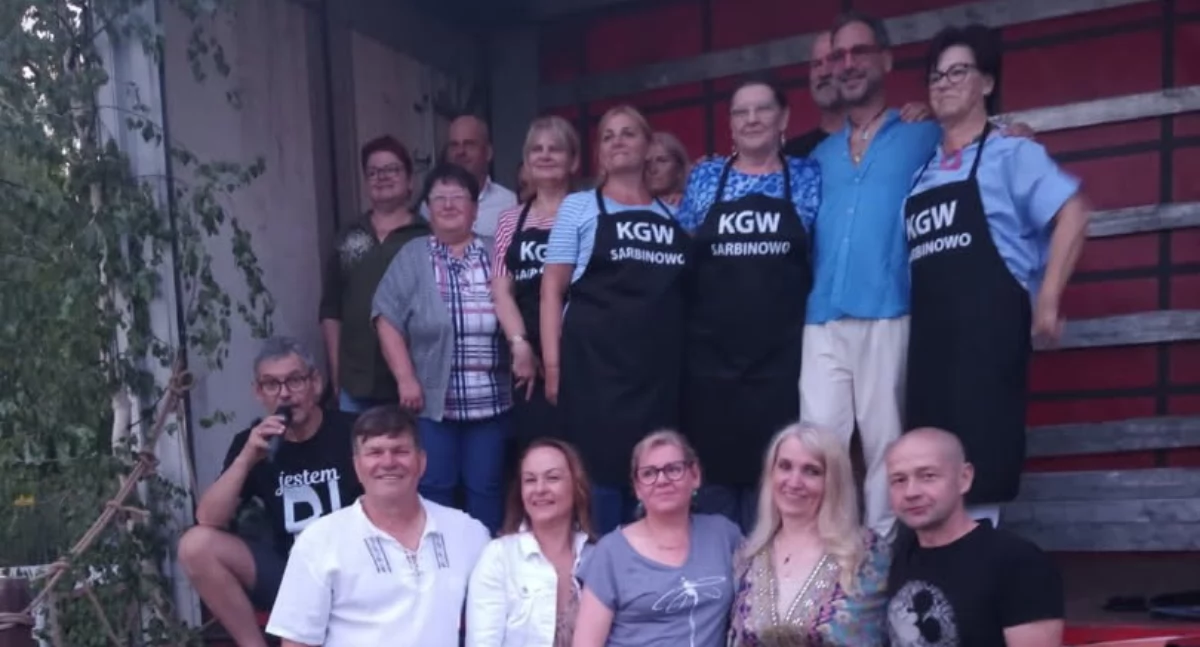 KGW Sarbinowo zorganizowało biesiadę z muzyką i lokalnymi produktami