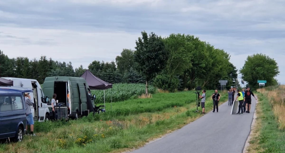 W gminach Kcynia i Szubin kręcili film „Droga rzadziej przemierzana” w gwiazdorskiej obsadzie! 