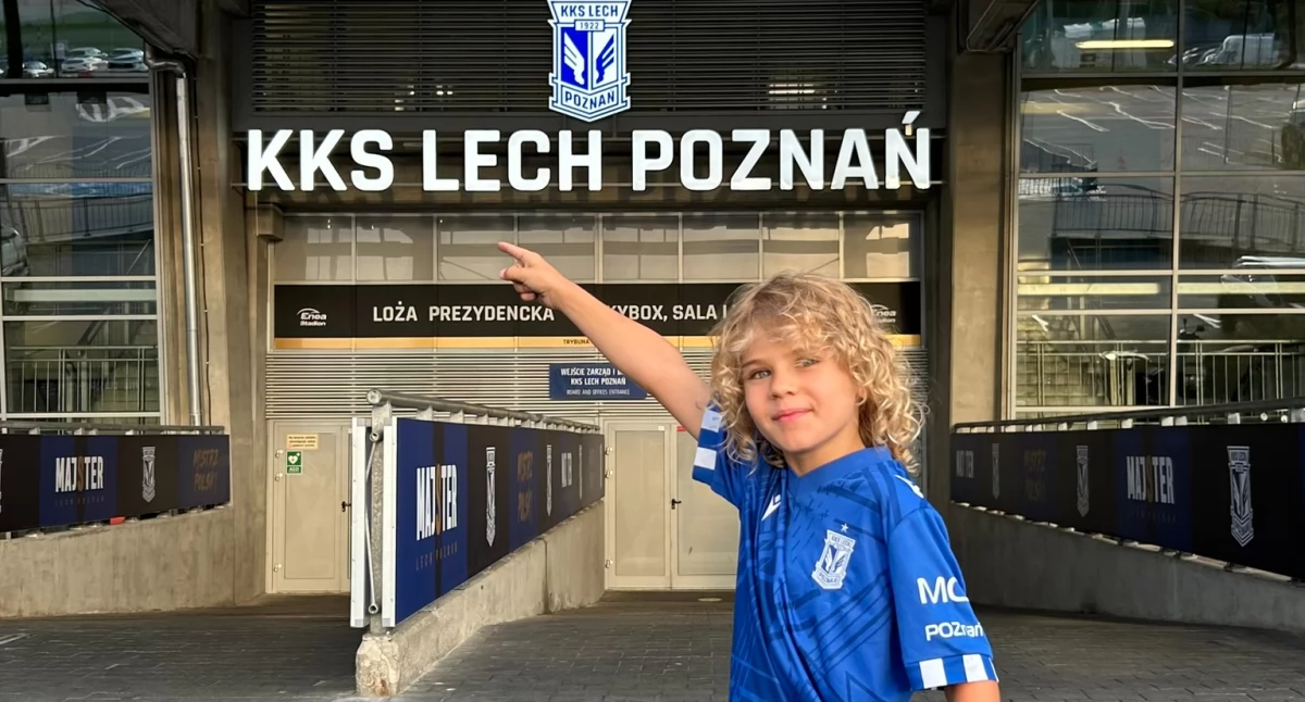 Młody żninianin w Lechu Poznań (fotogaleria)