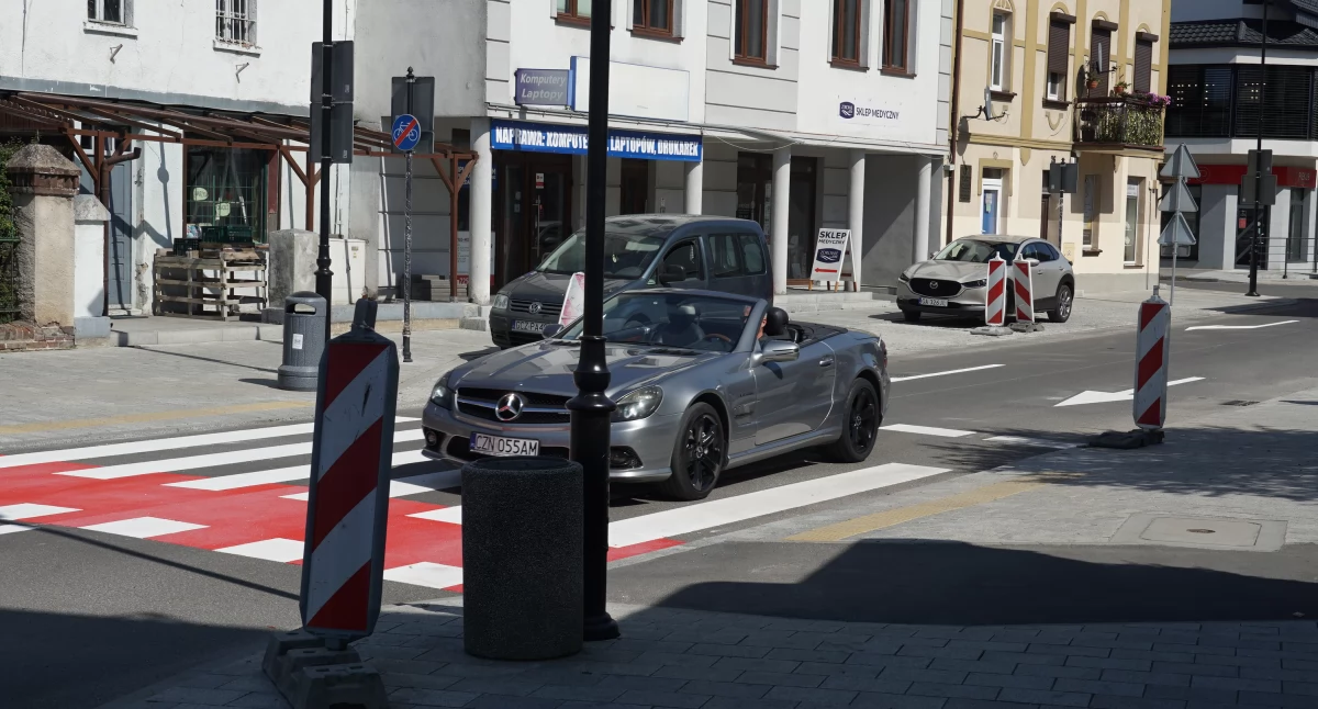 Namalują znaki na Kościuszki, przy okazji zebrę na Szpitalnej