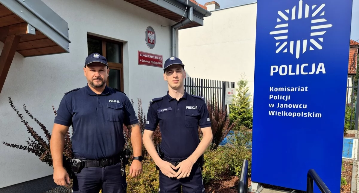 Kobieta zakrztusiła się jedzeniem i traciła oddech. Pierwsi do jej mieszkania dotarli janowieccy policjanci. To oni uratowali jej życie