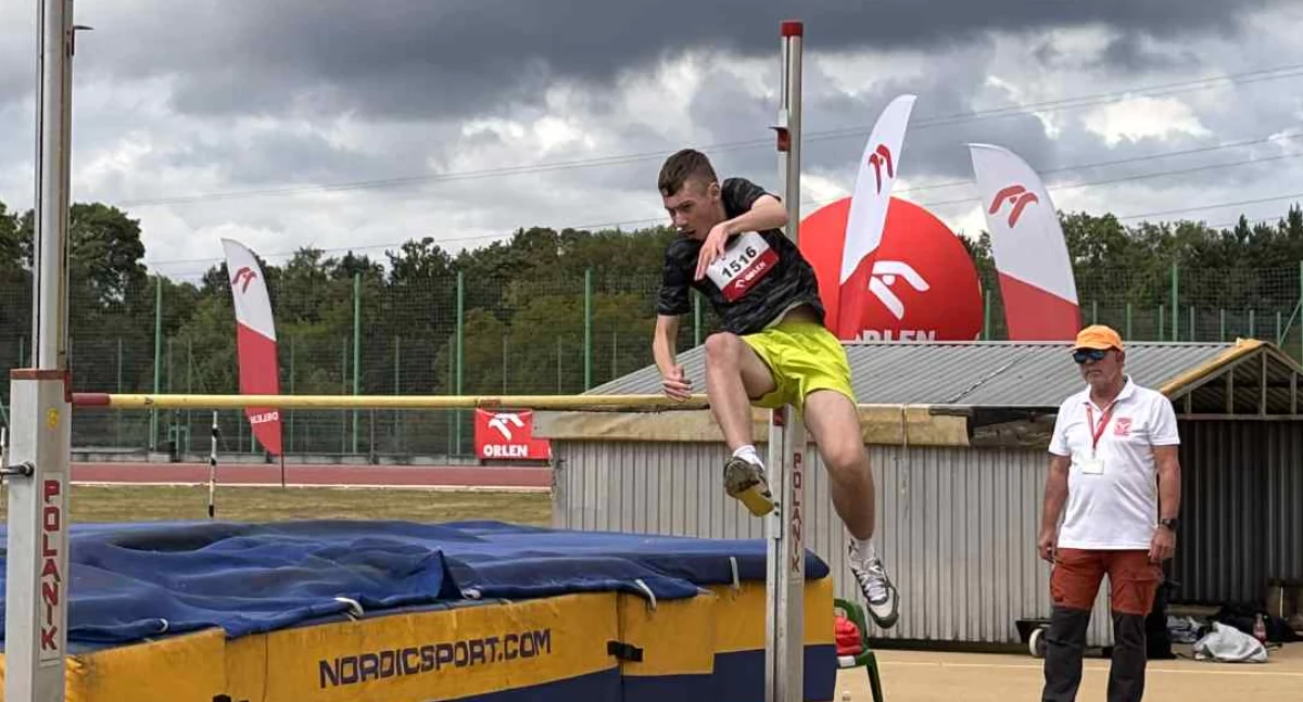  Alex Wawrzyniak szóstym skoczkiem wzwyż podczas ogólnopolskiego finału lekkoatletycznych czwartków