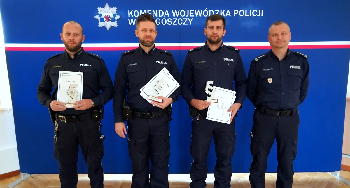 Policjant z Barcina najlepszym oskarżycielem publicznym w województwie
