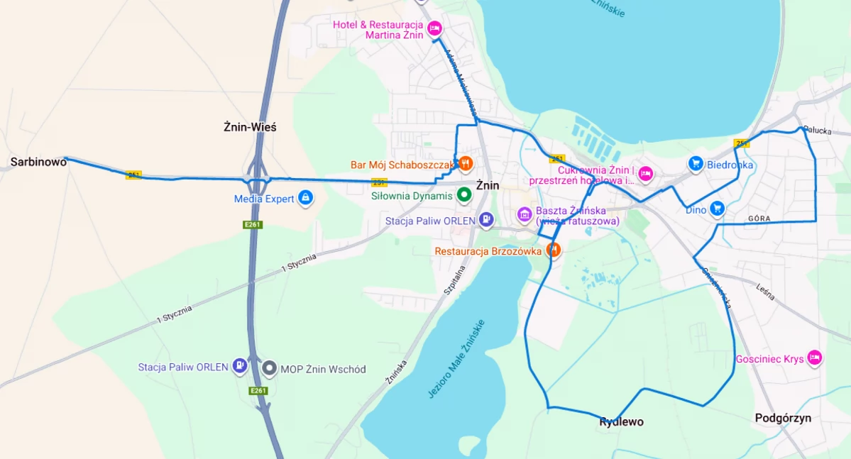 Od stycznia z Góry na Krzyckówko, bloki, albo stare miasto autobusem